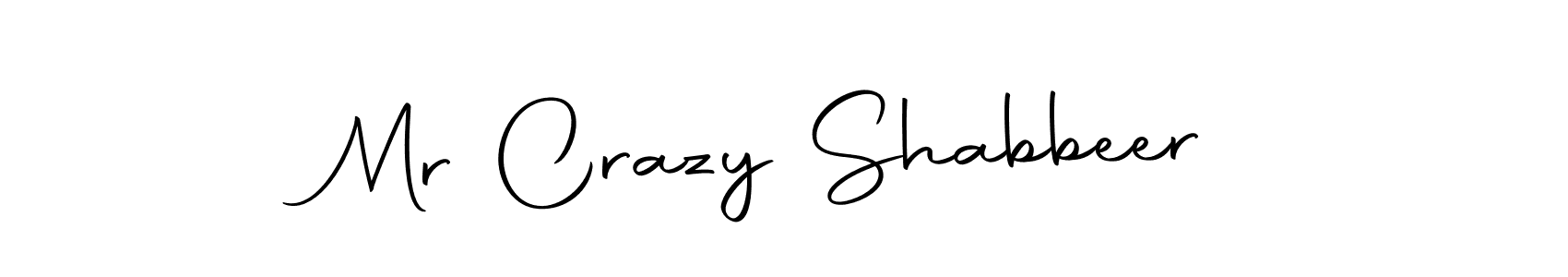 Use a signature maker to create a handwritten signature online. With this signature software, you can design (Autography-DOLnW) your own signature for name Mr Crazy Shabbeer. Mr Crazy Shabbeer signature style 10 images and pictures png