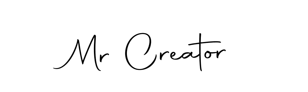 if you are searching for the best signature style for your name Mr Creator. so please give up your signature search. here we have designed multiple signature styles  using Autography-DOLnW. Mr Creator signature style 10 images and pictures png