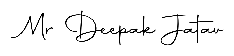 Design your own signature with our free online signature maker. With this signature software, you can create a handwritten (Autography-DOLnW) signature for name Mr Deepak Jatav. Mr Deepak Jatav signature style 10 images and pictures png