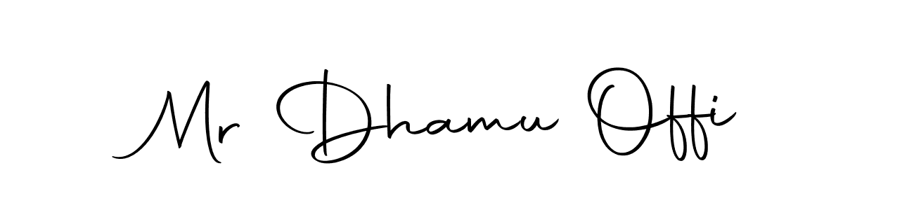 You can use this online signature creator to create a handwritten signature for the name Mr Dhamu Offi. This is the best online autograph maker. Mr Dhamu Offi signature style 10 images and pictures png