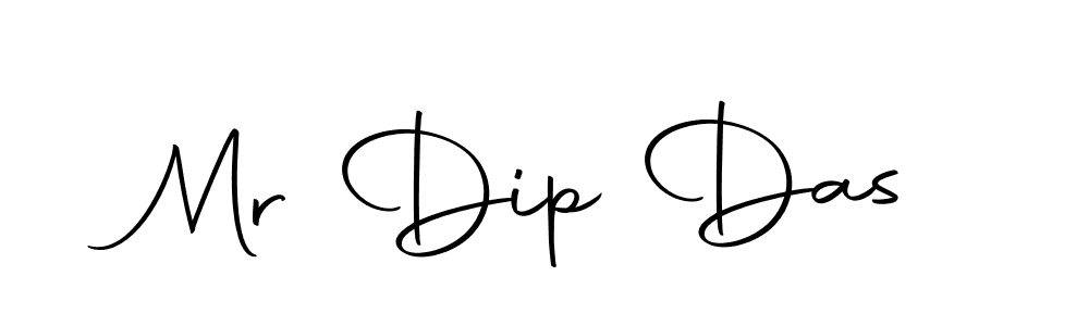 Create a beautiful signature design for name Mr Dip Das. With this signature (Autography-DOLnW) fonts, you can make a handwritten signature for free. Mr Dip Das signature style 10 images and pictures png