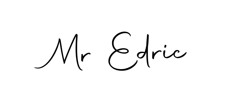 Use a signature maker to create a handwritten signature online. With this signature software, you can design (Autography-DOLnW) your own signature for name Mr Edric. Mr Edric signature style 10 images and pictures png