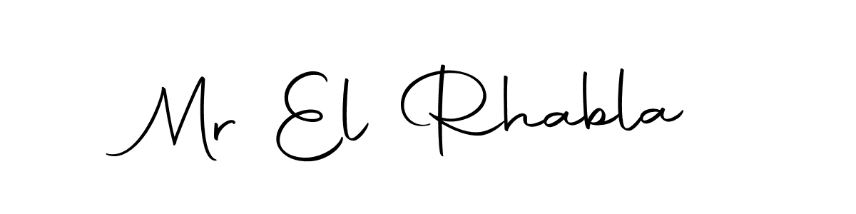 Make a short Mr El Rhabla signature style. Manage your documents anywhere anytime using Autography-DOLnW. Create and add eSignatures, submit forms, share and send files easily. Mr El Rhabla signature style 10 images and pictures png
