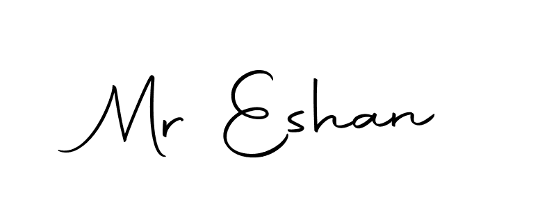 Design your own signature with our free online signature maker. With this signature software, you can create a handwritten (Autography-DOLnW) signature for name Mr Eshan. Mr Eshan signature style 10 images and pictures png