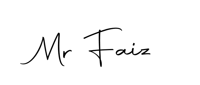 Make a beautiful signature design for name Mr Faiz. With this signature (Autography-DOLnW) style, you can create a handwritten signature for free. Mr Faiz signature style 10 images and pictures png