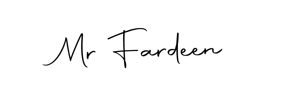Make a beautiful signature design for name Mr Fardeen. With this signature (Autography-DOLnW) style, you can create a handwritten signature for free. Mr Fardeen signature style 10 images and pictures png