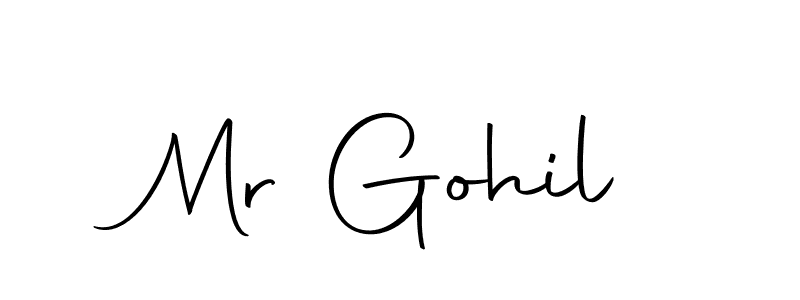 Mr Gohil stylish signature style. Best Handwritten Sign (Autography-DOLnW) for my name. Handwritten Signature Collection Ideas for my name Mr Gohil. Mr Gohil signature style 10 images and pictures png