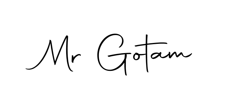 Create a beautiful signature design for name Mr Gotam. With this signature (Autography-DOLnW) fonts, you can make a handwritten signature for free. Mr Gotam signature style 10 images and pictures png