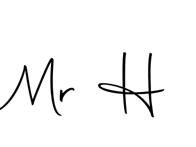 You should practise on your own different ways (Autography-DOLnW) to write your name (Mr H) in signature. don't let someone else do it for you. Mr H signature style 10 images and pictures png