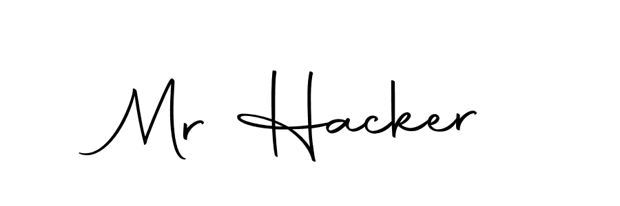 Create a beautiful signature design for name Mr Hacker. With this signature (Autography-DOLnW) fonts, you can make a handwritten signature for free. Mr Hacker signature style 10 images and pictures png