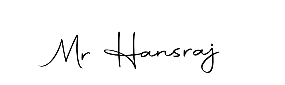 Make a beautiful signature design for name Mr Hansraj. With this signature (Autography-DOLnW) style, you can create a handwritten signature for free. Mr Hansraj signature style 10 images and pictures png