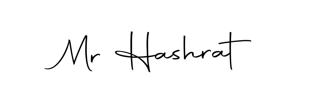 Create a beautiful signature design for name Mr Hashrat. With this signature (Autography-DOLnW) fonts, you can make a handwritten signature for free. Mr Hashrat signature style 10 images and pictures png