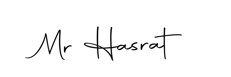 Create a beautiful signature design for name Mr Hasrat. With this signature (Autography-DOLnW) fonts, you can make a handwritten signature for free. Mr Hasrat signature style 10 images and pictures png