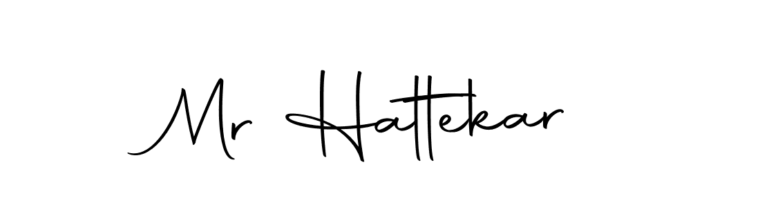 Make a beautiful signature design for name Mr Hattekar. With this signature (Autography-DOLnW) style, you can create a handwritten signature for free. Mr Hattekar signature style 10 images and pictures png