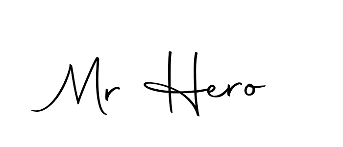 Mr Hero stylish signature style. Best Handwritten Sign (Autography-DOLnW) for my name. Handwritten Signature Collection Ideas for my name Mr Hero. Mr Hero signature style 10 images and pictures png