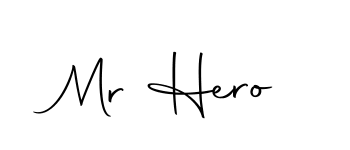 Mr Hero stylish signature style. Best Handwritten Sign (Autography-DOLnW) for my name. Handwritten Signature Collection Ideas for my name Mr Hero. Mr Hero signature style 10 images and pictures png