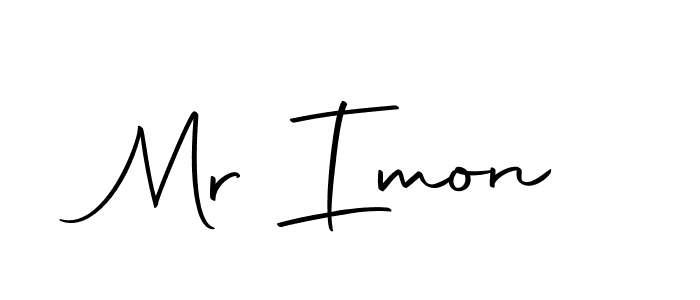 You should practise on your own different ways (Autography-DOLnW) to write your name (Mr Imon) in signature. don't let someone else do it for you. Mr Imon signature style 10 images and pictures png