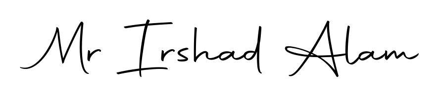 Download transparent PNG signature for name Mr Irshad Alam styled with Autography-DOLnW font. Ready to paste directly into PDF and Word agreements. Mr Irshad Alam signature style 10 images and pictures png