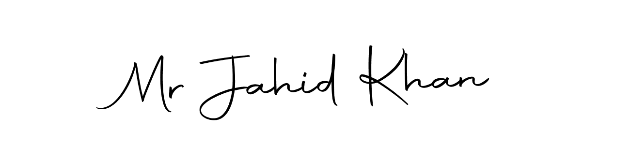 Use a signature maker to create a handwritten signature online. With this signature software, you can design (Autography-DOLnW) your own signature for name Mr Jahid Khan. Mr Jahid Khan signature style 10 images and pictures png