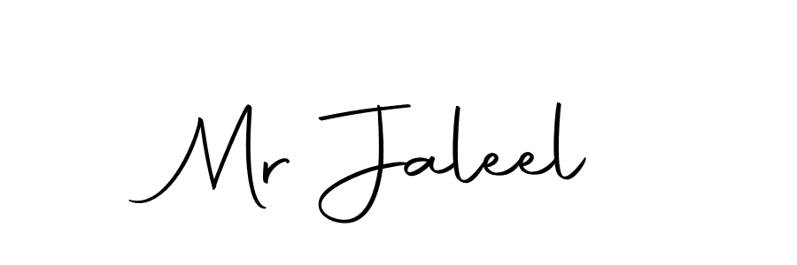 Make a short Mr Jaleel signature style. Manage your documents anywhere anytime using Autography-DOLnW. Create and add eSignatures, submit forms, share and send files easily. Mr Jaleel signature style 10 images and pictures png