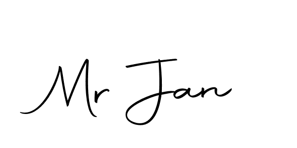Make a beautiful signature design for name Mr Jan. With this signature (Autography-DOLnW) style, you can create a handwritten signature for free. Mr Jan signature style 10 images and pictures png