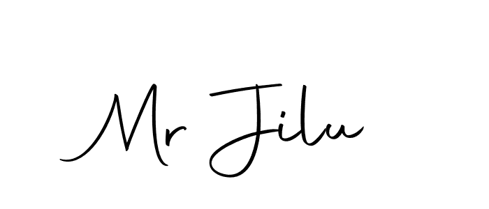 How to make Mr Jilu name signature. Use Autography-DOLnW style for creating short signs online. This is the latest handwritten sign. Mr Jilu signature style 10 images and pictures png