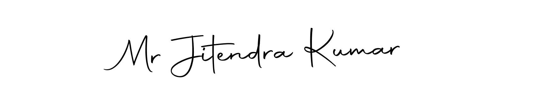 How to make Mr Jitendra Kumar name signature. Use Autography-DOLnW style for creating short signs online. This is the latest handwritten sign. Mr Jitendra Kumar signature style 10 images and pictures png