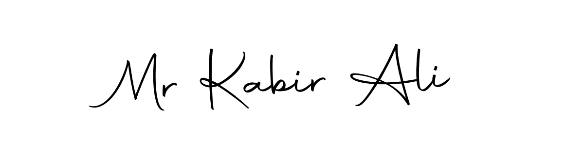 Use a signature maker to create a handwritten signature online. With this signature software, you can design (Autography-DOLnW) your own signature for name Mr Kabir Ali. Mr Kabir Ali signature style 10 images and pictures png