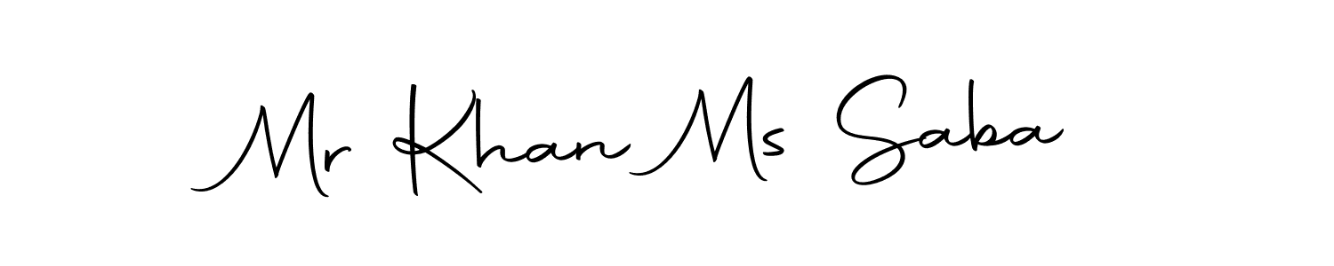 Check out images of Autograph of Mr Khan Ms Saba name. Actor Mr Khan Ms Saba Signature Style. Autography-DOLnW is a professional sign style online. Mr Khan Ms Saba signature style 10 images and pictures png
