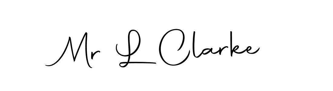 Mr L Clarke stylish signature style. Best Handwritten Sign (Autography-DOLnW) for my name. Handwritten Signature Collection Ideas for my name Mr L Clarke. Mr L Clarke signature style 10 images and pictures png