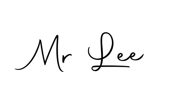 Use a signature maker to create a handwritten signature online. With this signature software, you can design (Autography-DOLnW) your own signature for name Mr Lee. Mr Lee signature style 10 images and pictures png