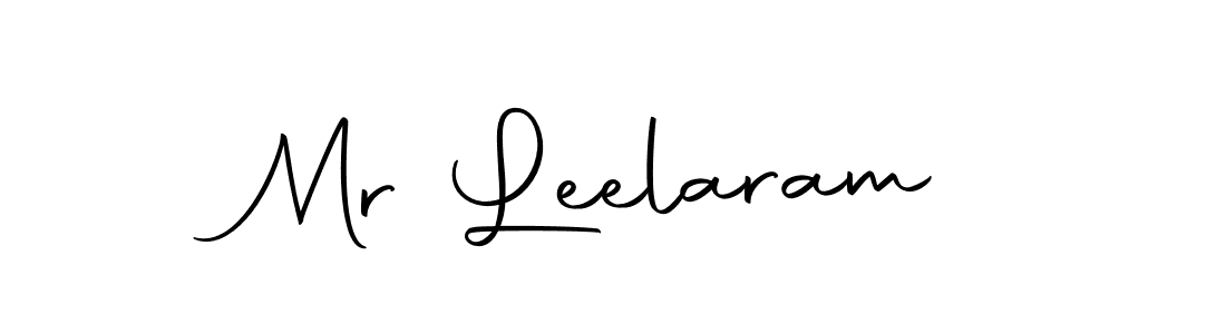 Design your own signature with our free online signature maker. With this signature software, you can create a handwritten (Autography-DOLnW) signature for name Mr Leelaram. Mr Leelaram signature style 10 images and pictures png