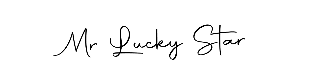 You should practise on your own different ways (Autography-DOLnW) to write your name (Mr Lucky Star) in signature. don't let someone else do it for you. Mr Lucky Star signature style 10 images and pictures png