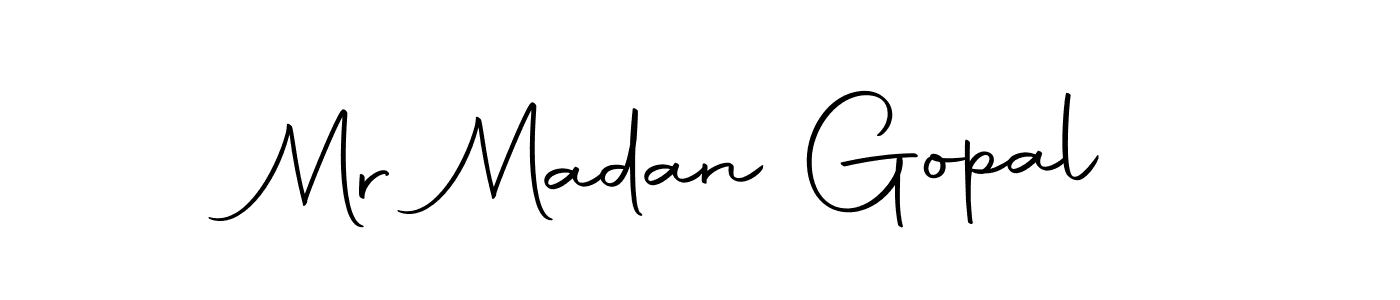 Create a beautiful signature design for name Mr Madan Gopal. With this signature (Autography-DOLnW) fonts, you can make a handwritten signature for free. Mr Madan Gopal signature style 10 images and pictures png