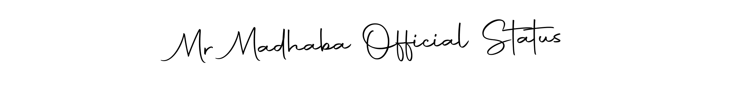 Once you've used our free online signature maker to create your best signature Autography-DOLnW style, it's time to enjoy all of the benefits that Mr Madhaba Official Status name signing documents. Mr Madhaba Official Status signature style 10 images and pictures png