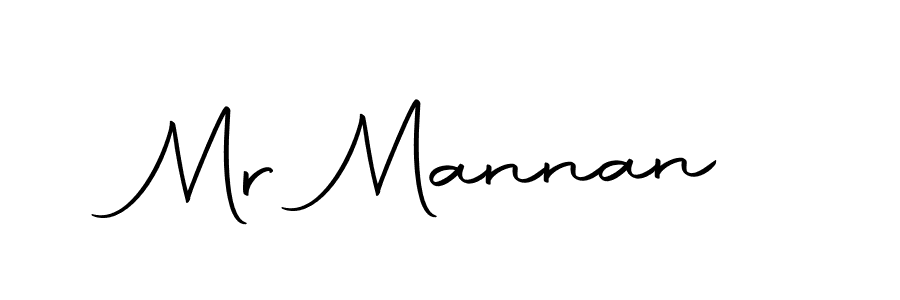 Create a beautiful signature design for name Mr Mannan. With this signature (Autography-DOLnW) fonts, you can make a handwritten signature for free. Mr Mannan signature style 10 images and pictures png