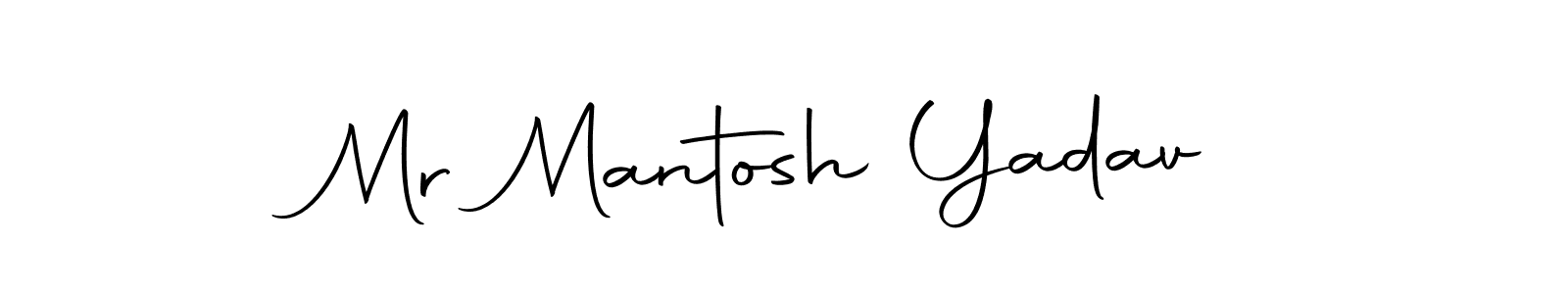 Also we have Mr Mantosh Yadav name is the best signature style. Create professional handwritten signature collection using Autography-DOLnW autograph style. Mr Mantosh Yadav signature style 10 images and pictures png