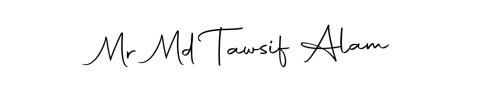 Make a beautiful signature design for name Mr Md Tawsif Alam. With this signature (Autography-DOLnW) style, you can create a handwritten signature for free. Mr Md Tawsif Alam signature style 10 images and pictures png