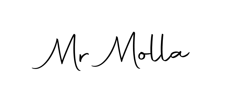 Make a short Mr Molla signature style. Manage your documents anywhere anytime using Autography-DOLnW. Create and add eSignatures, submit forms, share and send files easily. Mr Molla signature style 10 images and pictures png