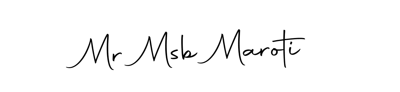 How to make Mr Msb Maroti signature? Autography-DOLnW is a professional autograph style. Create handwritten signature for Mr Msb Maroti name. Mr Msb Maroti signature style 10 images and pictures png