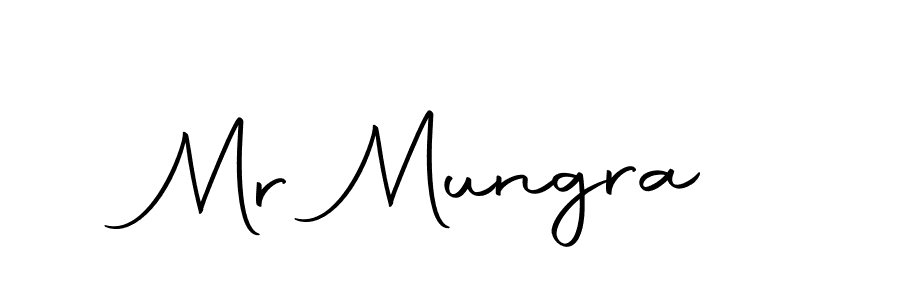 Make a beautiful signature design for name Mr Mungra. With this signature (Autography-DOLnW) style, you can create a handwritten signature for free. Mr Mungra signature style 10 images and pictures png