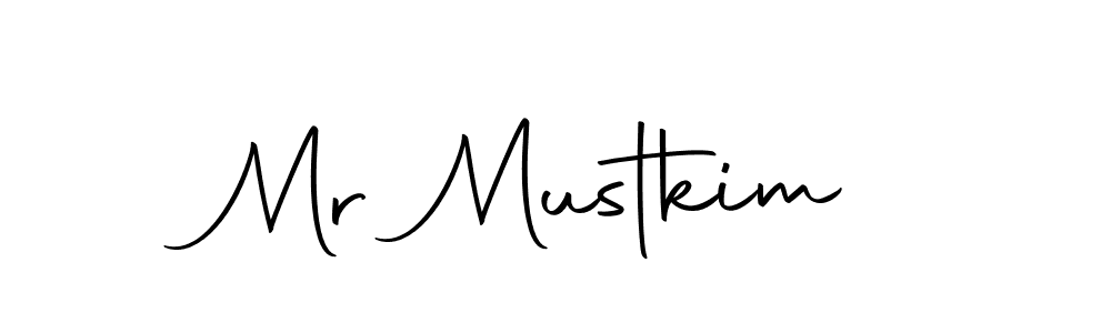 Use a signature maker to create a handwritten signature online. With this signature software, you can design (Autography-DOLnW) your own signature for name Mr Mustkim. Mr Mustkim signature style 10 images and pictures png