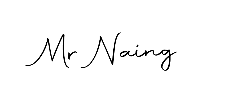 The best way (Autography-DOLnW) to make a short signature is to pick only two or three words in your name. The name Mr Naing include a total of six letters. For converting this name. Mr Naing signature style 10 images and pictures png