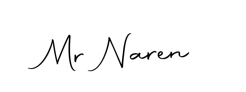 Use a signature maker to create a handwritten signature online. With this signature software, you can design (Autography-DOLnW) your own signature for name Mr Naren. Mr Naren signature style 10 images and pictures png