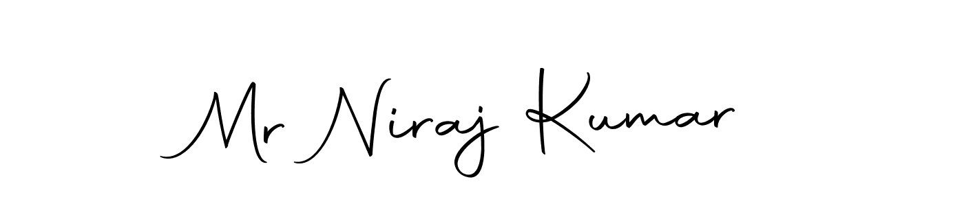 Design your own signature with our free online signature maker. With this signature software, you can create a handwritten (Autography-DOLnW) signature for name Mr Niraj Kumar. Mr Niraj Kumar signature style 10 images and pictures png