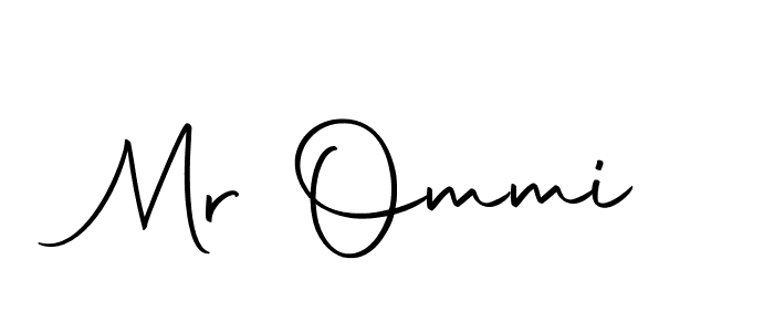 Make a beautiful signature design for name Mr Ommi. With this signature (Autography-DOLnW) style, you can create a handwritten signature for free. Mr Ommi signature style 10 images and pictures png