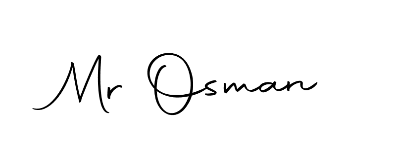 Also we have Mr Osman name is the best signature style. Create professional handwritten signature collection using Autography-DOLnW autograph style. Mr Osman signature style 10 images and pictures png