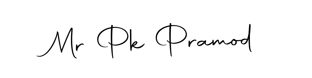 Use a signature maker to create a handwritten signature online. With this signature software, you can design (Autography-DOLnW) your own signature for name Mr Pk Pramod. Mr Pk Pramod signature style 10 images and pictures png