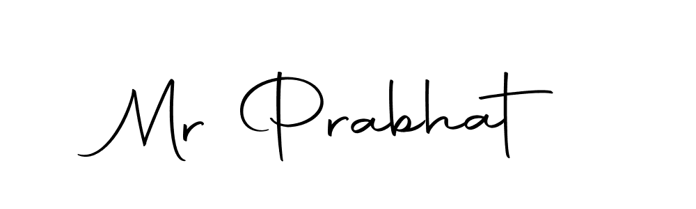 Create a beautiful signature design for name Mr Prabhat. With this signature (Autography-DOLnW) fonts, you can make a handwritten signature for free. Mr Prabhat signature style 10 images and pictures png