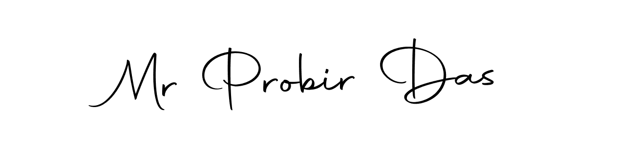 Create a beautiful signature design for name Mr Probir Das. With this signature (Autography-DOLnW) fonts, you can make a handwritten signature for free. Mr Probir Das signature style 10 images and pictures png